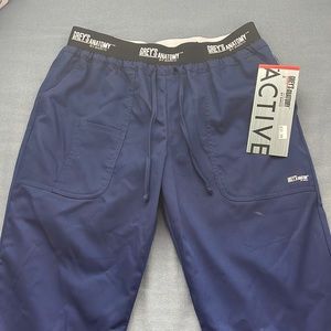 GREY’S ANATOMY navy blue cozy work pants